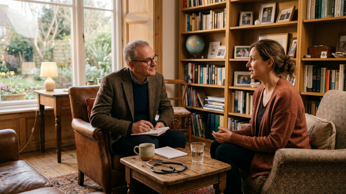 Functional medicine house call for perimenopause care