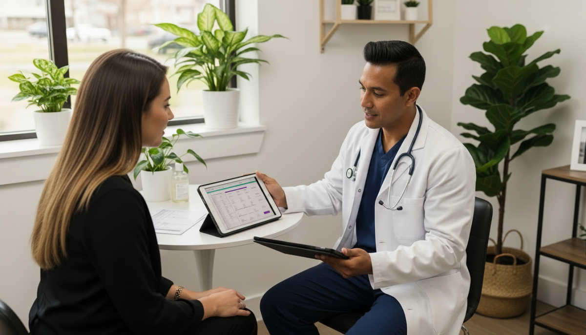 Illustration representing functional medicine's role in modern healthcare