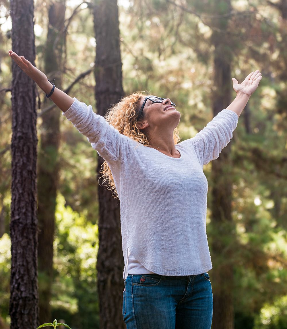 healthy happy woman