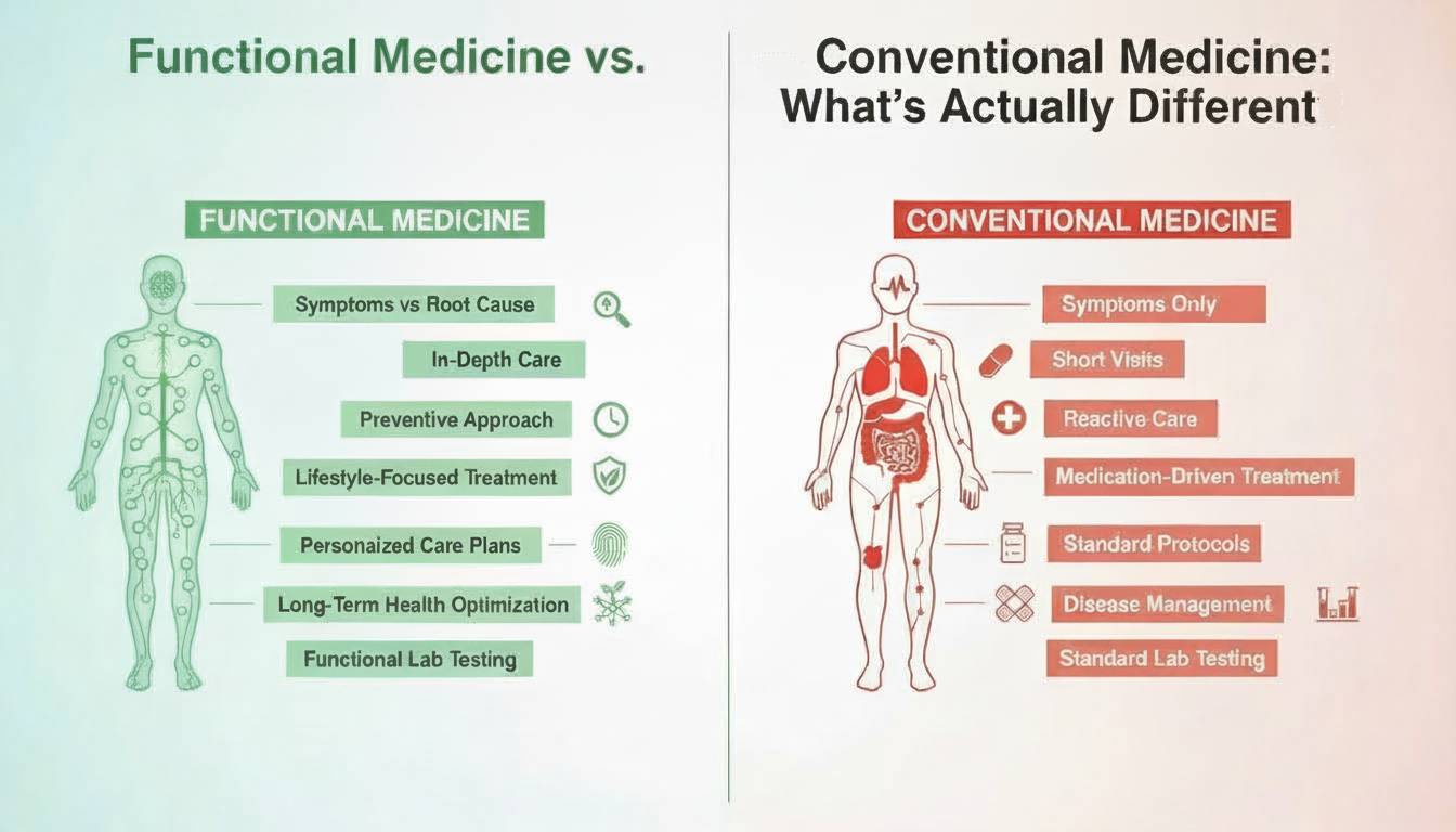 Functional Vs. Conventional Lab Ranges Functional vs Conventional Medicine: Key Differences